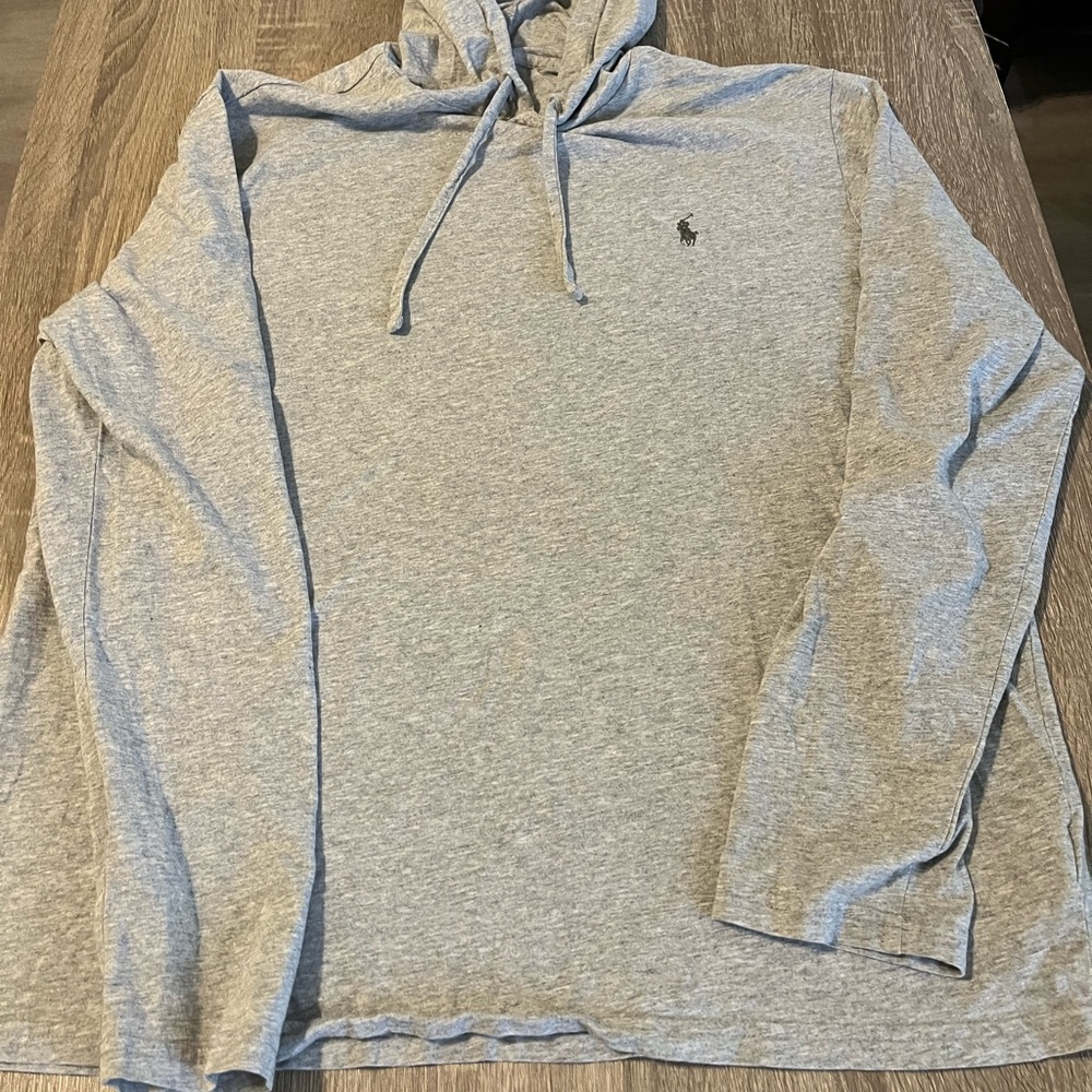 Polo by Ralph Lauren Light Gray Hoodie
